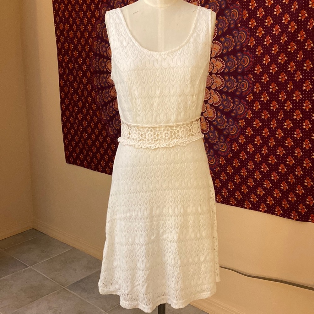 American Rag white lace dress